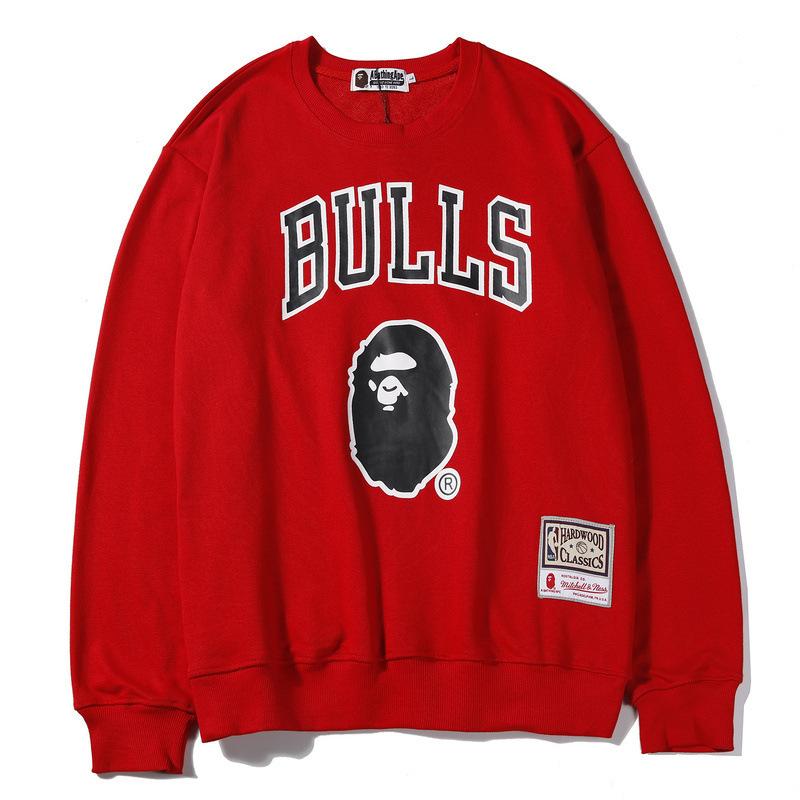 Bathing Ape Sweatshirts Autumn and Winter Fashion Brand round Neck Pullover Team Crew Neck Pullover Sweatshirt Bottoming Shirt