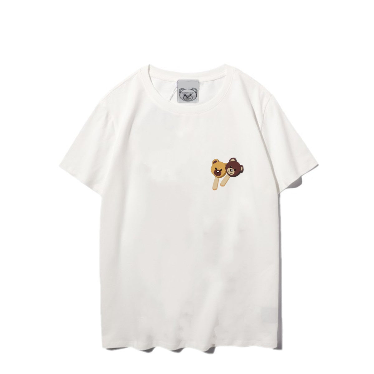 Moschino T-shirt Bear Printed Short-Sleeved T-shirt Couple Wear
