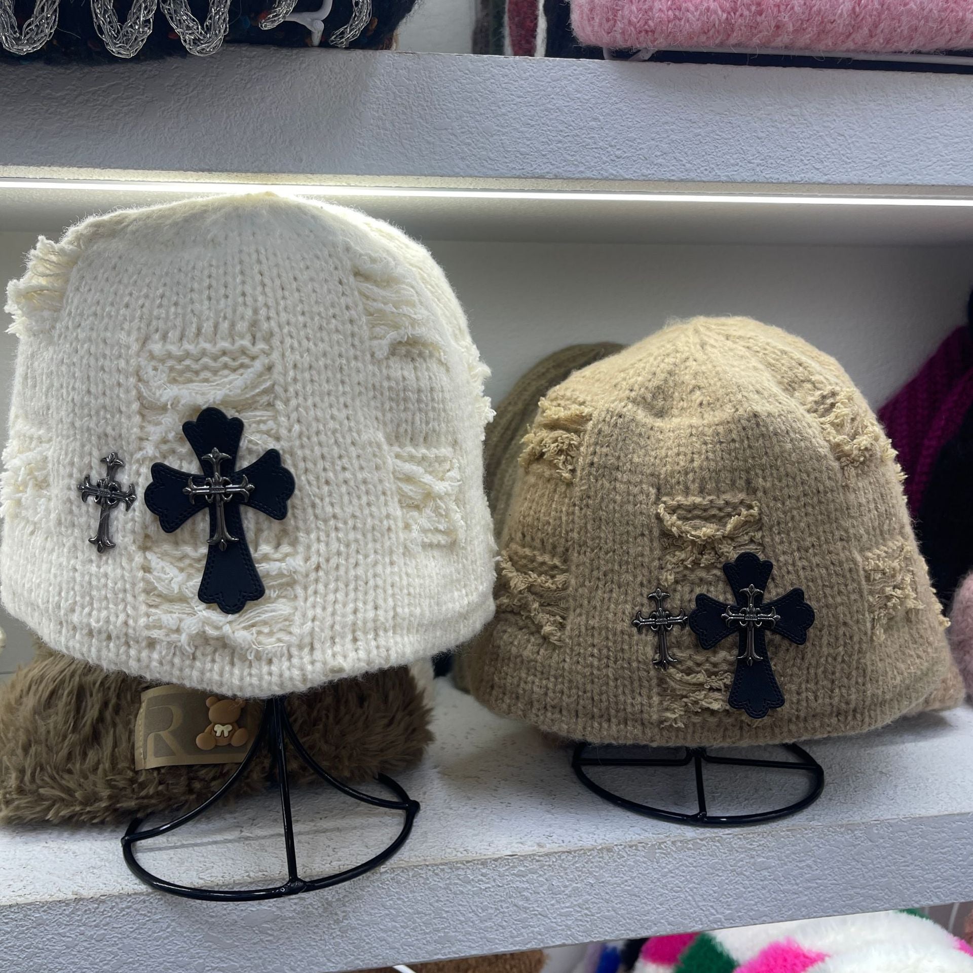 Chrome Heart Beanie Bucket Hat Winter