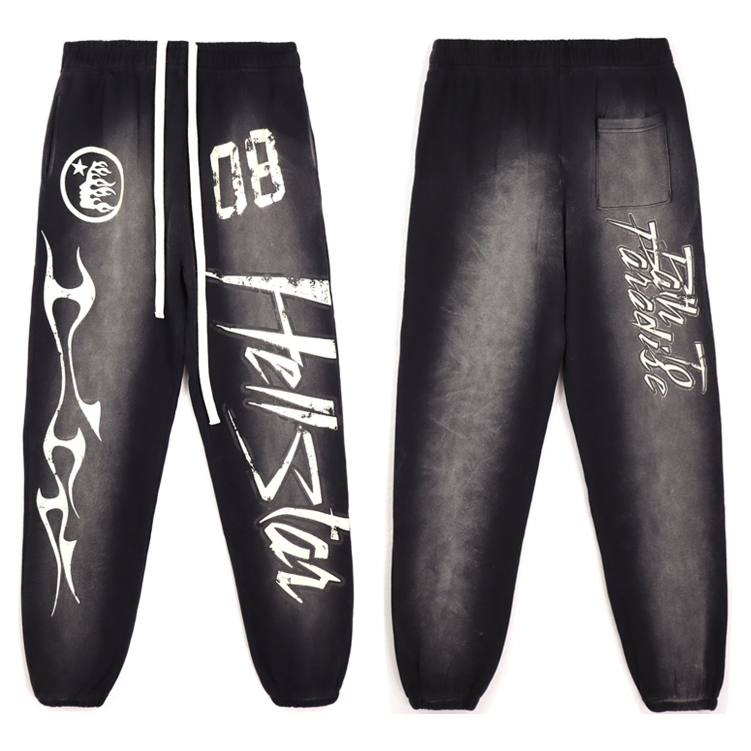 Hellstar Sweatpants Retro Distressed