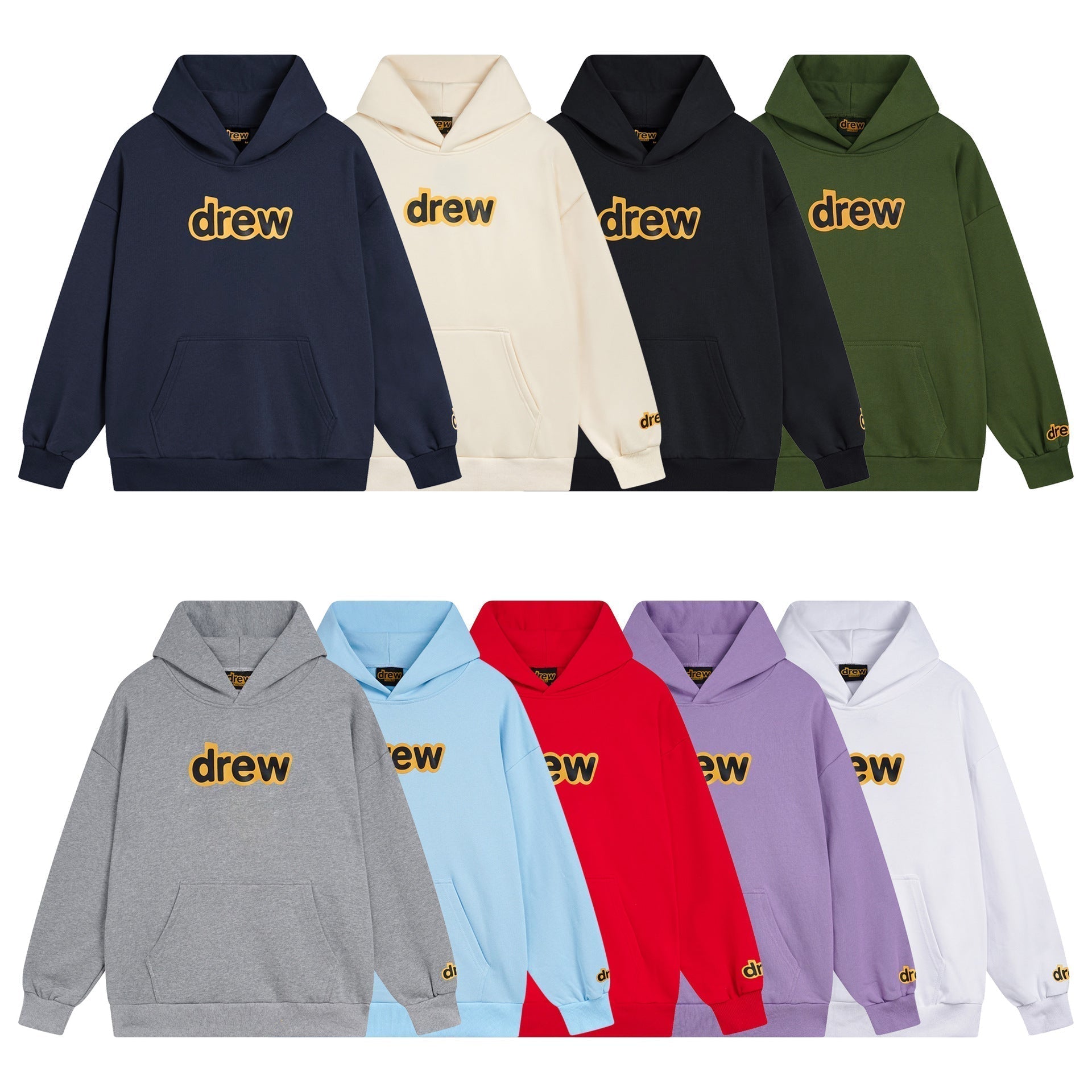 Drew House Hoodie Unisex Loose Casual Hoodie