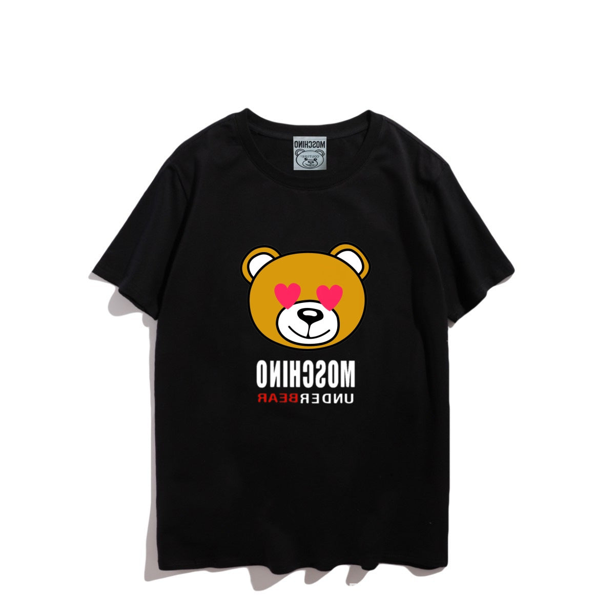 Moschino T-shirt Bear Printed Short-Sleeved T-shirt Couple Wear