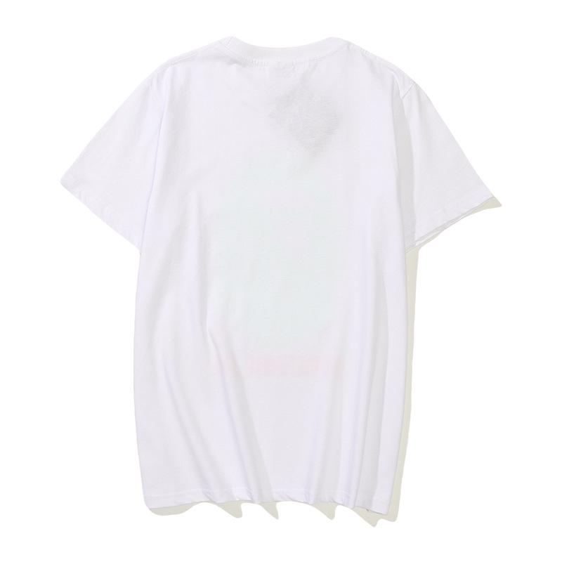 Bathing Ape T-Shirt Cartoon Round Neck Summer Loose Printed Plus Size Short-Sleeved Casual T-shirt