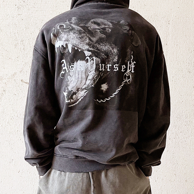 Askyurself Hoodie Letter Print Hoodie Sweater
